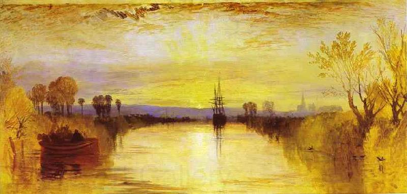 J.M.W. Turner Chichester Canal Norge oil painting art